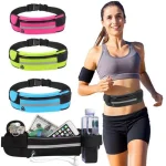 Waterproof Running Waist Bag Canvas Sports Jogging Portable Outdoor Phone Holder Belt Bag Women Men Fitness Sport Accessories - Image 2