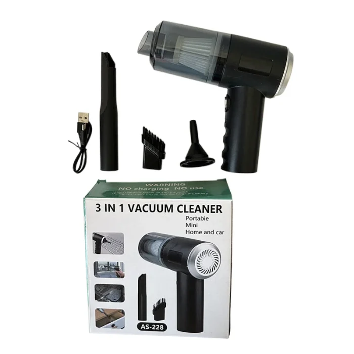 3 in 1 Wireless Car Vacuum Cleaner – Portable Mini Handheld Vacuum - Image 7