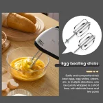 7 Speed Electric Egg Beater – Handheld Cake, Cream & Dough Mixer - Image 3
