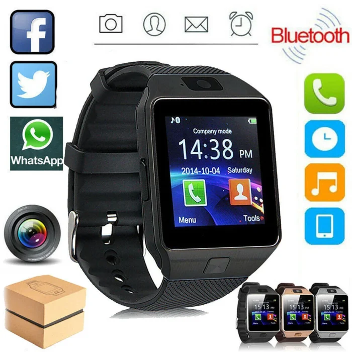Electronic DZ09 Smartwatch SIM Card 3G 4g Smartphone Camera Fitness Tracker Video Call - Image 5