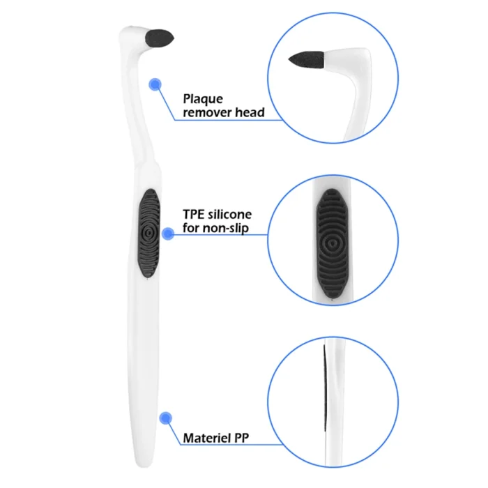 Manual Tooth Stain Remove Tartar/Tea/ Smoke Stains Interdental brush Powerfree Operation Orthodontic Toothbrush Oral Care Tool - Image 5