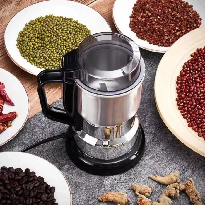 High Power Electric Coffee Grinder Kitchen Cereal Nuts Beans Spices Grains Grinder Machine Multifunctional Home Coffee Grinder - Image 3