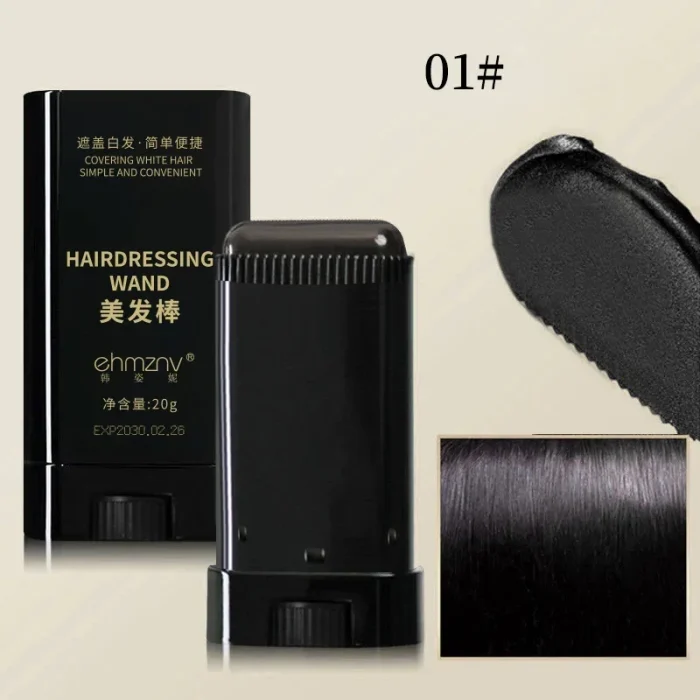 3Color Quick Touch-Up Hair Stick Temporary Color Stick Portable Temporary Quick Coverage Hair Pen Disposable Hair Dye Stick Comb - Image 7