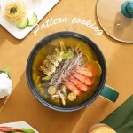 Electric Mini Hot Pot 1.8L 600W Non Stick 2 Levels Adjustable Stainless Steel Electric Pot Electric Cooker Rapid Noodles Cooker - Image 3