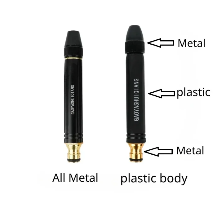 High-Pressure Water Gun Household Car Wash Water Black Car Wash Nozzle Diamond Water Watering Pipe Car Wash Gun - Image 2
