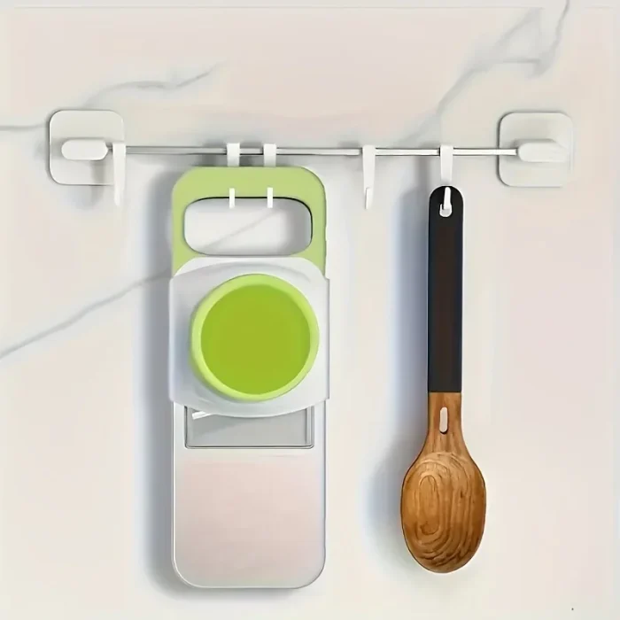 Slicer Stainless Steel Vegetable Slicer with 3 Blades Julienne Slicer Cutter for Potato Carrot - Image 6