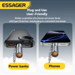 Essager TypeC Mini Cigarette Lighter Tungsten Wire Blowing Safety and Energy Saving Without Charging Can Be Carried On The Plane - Image 3