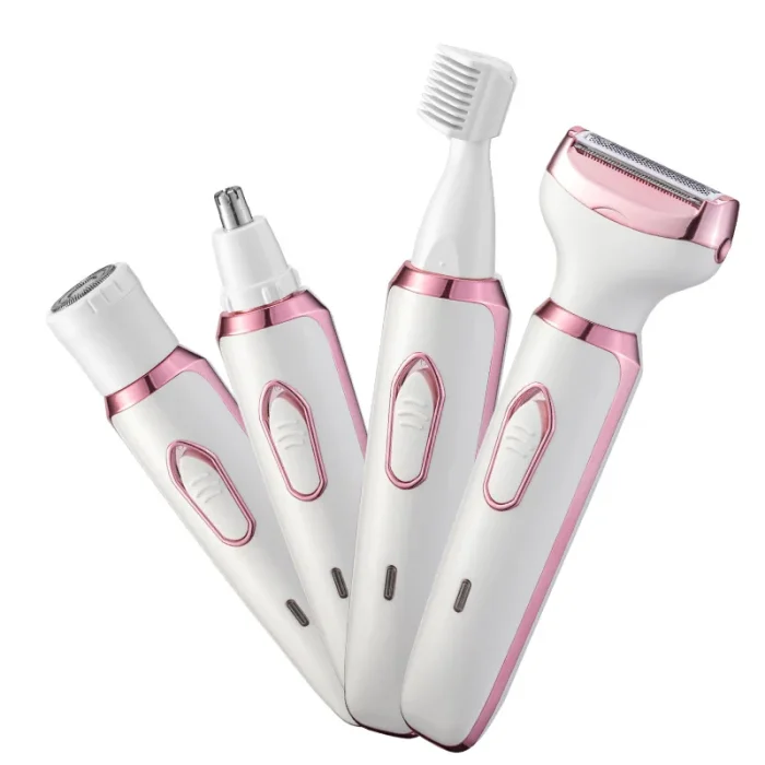 4 in 1 Electric Lady Shaver Body Hair Removal Epilator Painless Cordless Trimmer Razor Gifts for Women Home Appliances - Image 7