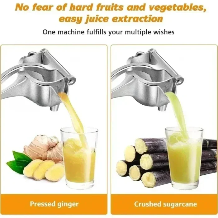 Stainless Steel Manual Citrus Juicer | Quick Juice Extractor with Slag-Juice Separation for Oranges/Lemons - Image 5