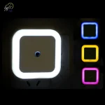 1-4pcs LED Wireless Sensor Night Light – Mini Square Automatic Light with EU/US Plug - Image 2