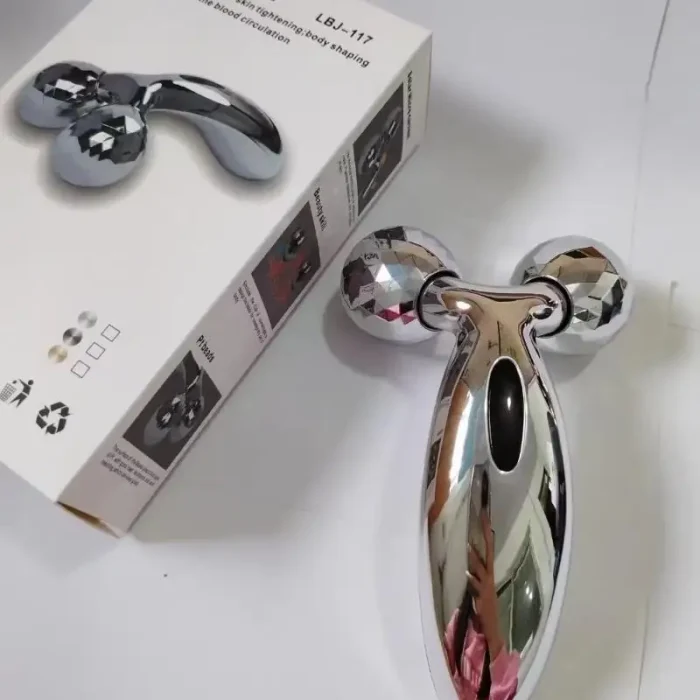 Dual Roller Massager With Face Lifting Skin Tightening For Home Skincare Daily Use Travel Beauty Routine 3D - Image 2