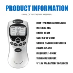 Electric TENS EMS Muscle Massager – 8 Modes Digital Therapy Massager - Image 5