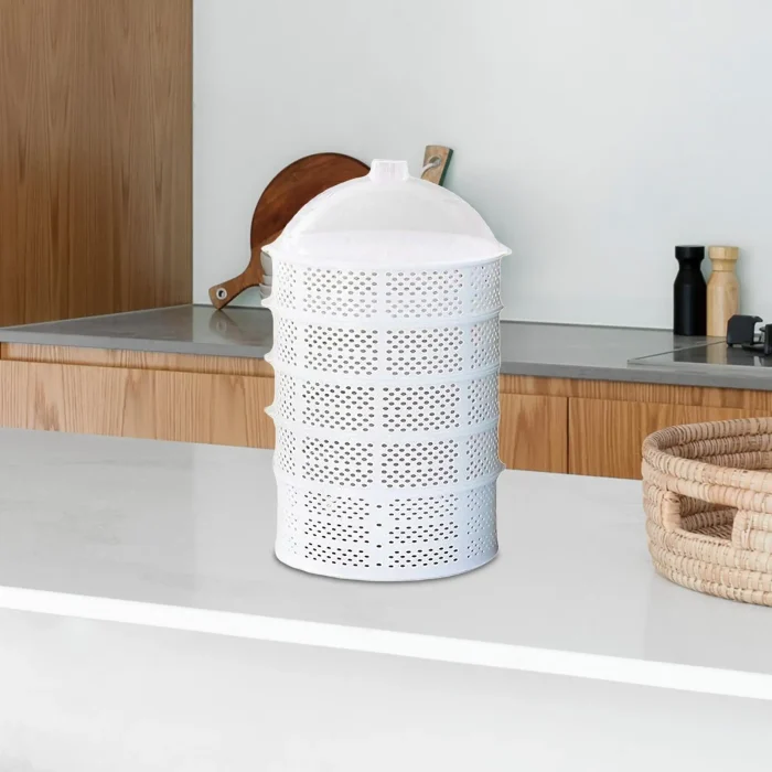 6 Layer Stackable Food Cover Storage Tray - Image 8