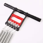 Spring Chest Expander – 5 Spring Adjustable Resistance Arm & Chest Strength Trainer