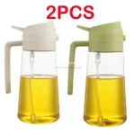 2 In1 Oil Spray Bottle Plastic Kitchen Barbecue Cooking Olive Oil Dispenser Oil Jar Baking Vinegar Soy Sauce Spray Container - Image 21