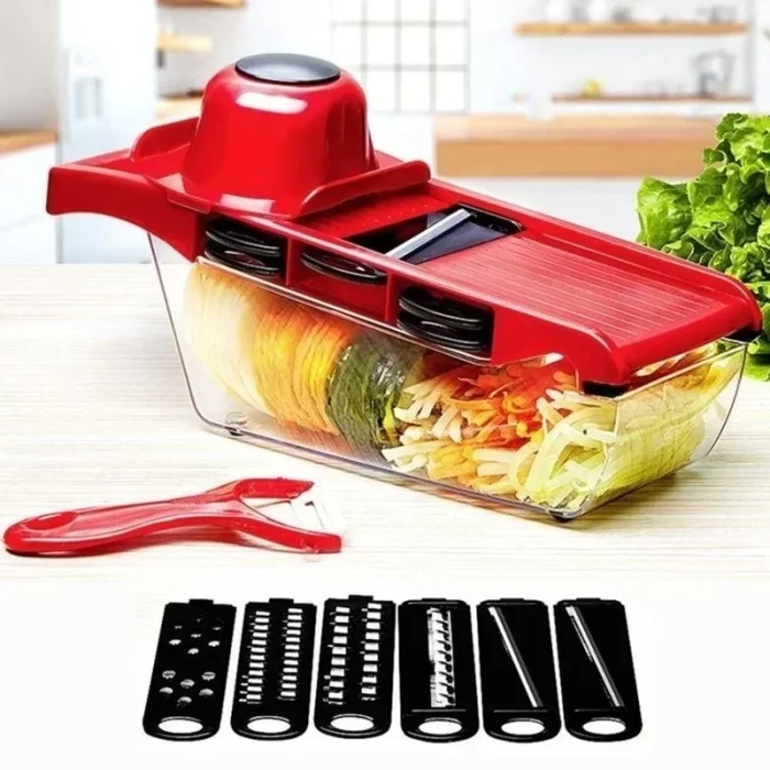 9 in 1 Vegetable Cutter – Multifunctional Slicer, Shredder & Grater - Image 1