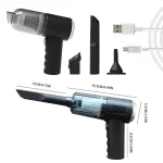 3 in 1 Wireless Car Vacuum Cleaner – Portable Mini Handheld Vacuum - Image 4