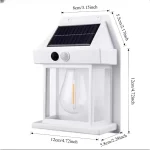 Waterproof Solar Outdoor Wall Light LED Sensor Lamp for Garden Yard Fence House Patio Pathway and Exterior Home Lighting - Image 9