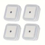 1-4pcs LED Wireless Sensor Night Light – Mini Square Automatic Light with EU/US Plug - Image 9