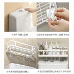 No Drill Toilet Storage Rack – Single Tier Metal Bathroom Organizer Shelf - Image 5