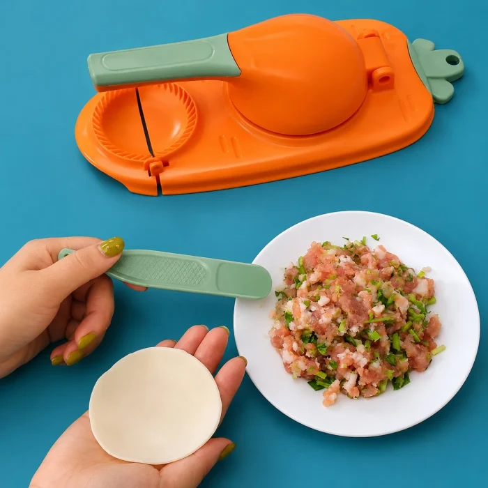 2-in-1 Dumpling Making Machine Manual Dough Press - Image 3