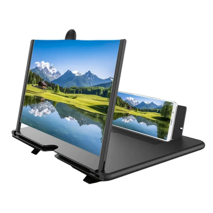 Phone Screen Magnifier 3D HD Tabletop Enlarger - Image 1
