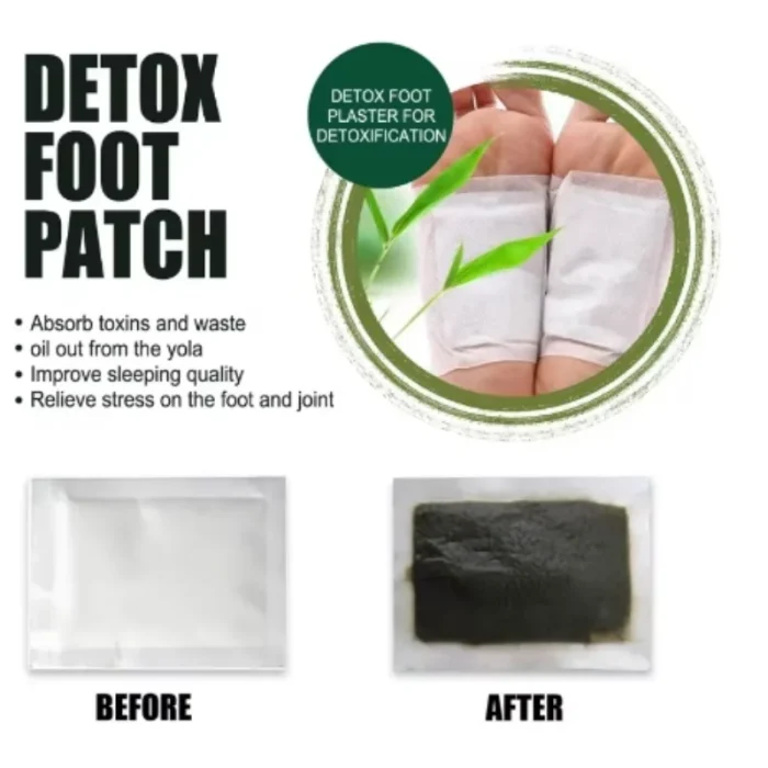 Kinoki Cleansing Detox Foot Herbal Natural Herbal Deep Cleansing Ginger Detoxification Improve Sleep Dehumidification Foot Patch - Image 4