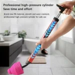 New High Pressure Toilet Unblock One Shot Toilet Pipe Plunger Silicone Quickly Unblock Household Toilet Sewer Dredging Plunger - Image 2
