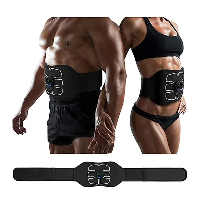 EMS Abdominal Massager Belt – USB Rechargeable Electric Waist Fitness Belt - Image 2