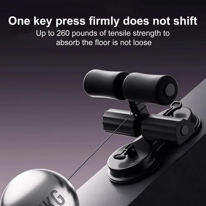 Sit-Up Assistant Bar – Adjustable Foot Holder with Resistance Band & Dual Suction Cups - Image 6