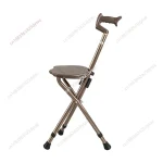 Cane folding with stool portable elderly non-slip cane walker chair travel assistance - Image 5