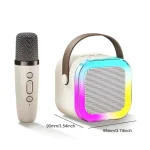 K12 Bluetooth Karaoke Machine – Portable 5W Speaker with Wireless Microphone & RGB Light - Image 6