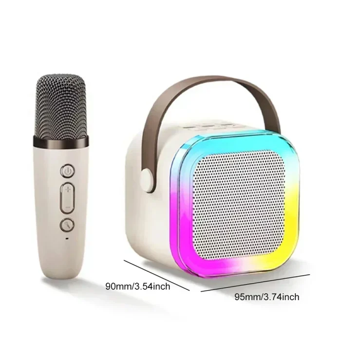 K12 Bluetooth Karaoke Machine – Portable 5W Speaker with Wireless Microphone & RGB Light - Image 6