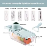 9 in 1 Vegetable Cutter – Multifunctional Slicer, Shredder & Grater - Image 7