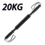10-60kg Spring Arm Strength Device Adjustable Muscle Training Arm Trainer Foldable Spring Bar Resistance Bend Bar Chest Workout - Image 7