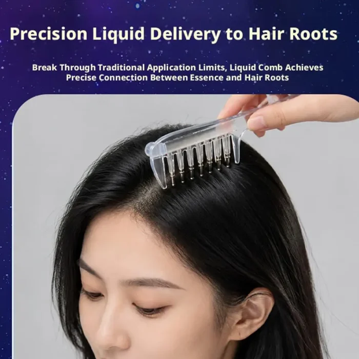 Scalp Oil Applicator Comb | Hair Oil Comb for Easy Scalp Massage & Oil Application - Image 6