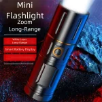 Durable 5 Levels Zoomable Flashlight Rechargeable Waterproof LED Flashlight High Power Ultra-Bright Torch - Image 5