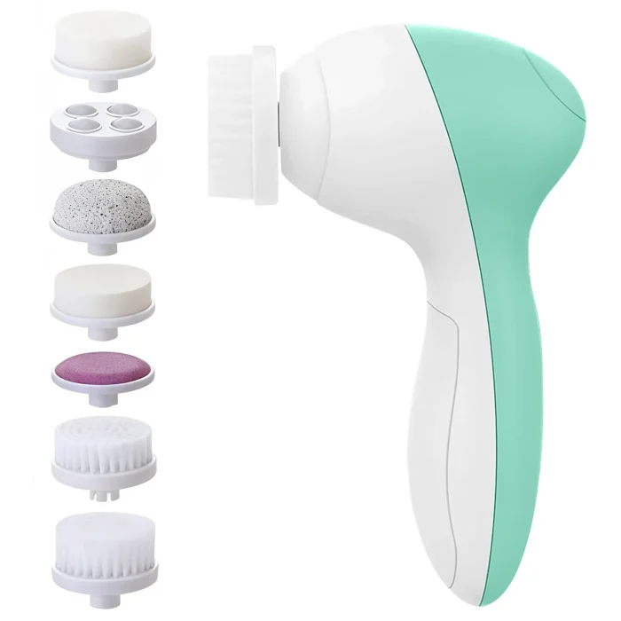 Electric 5-in-1 Facial Cleansing Brush, Multi-functional Rotating Massage Pore Cleansing Beauty Device Pore Cleaner - Image 7