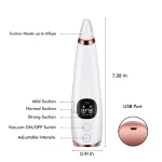 Electric blackhead remover, pore cleaner, acne remover, oil remover, facial beauty instrument, blackhead remover - Image 4
