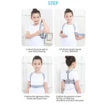 Children Adjustable Posture Corrector Back Support Boys Girls Shoulder Belt Rectify Straighten Correction Pain Relief Beauty Kid - Image 6
