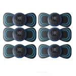 EMS Pulse Neck Massager Sticker Tens Cervical Massageador Back Masajeador Patch Muscle Stimulator Pain Relief Gel Pads Stretcher - Image 7