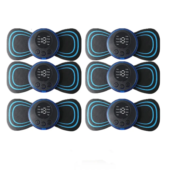 EMS Pulse Neck Massager Sticker Tens Cervical Massageador Back Masajeador Patch Muscle Stimulator Pain Relief Gel Pads Stretcher - Image 7