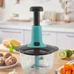 Rotating Vegetable and Fruit Slicer – Manual Shredder & Slicer - Image 3