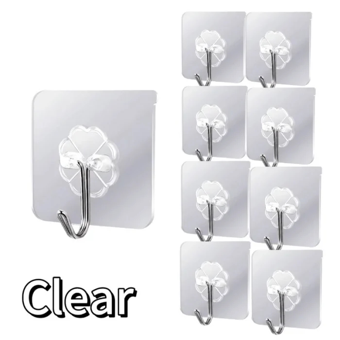 Self Adhesive Hooks Rotating Waterproof Strong Sticker Holder Wall Door Storage Hanging Hook Kitchen Bathroom Organizer - Image 10