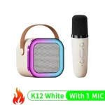 K12 Bluetooth Karaoke Machine – Portable 5W Speaker with Wireless Microphone & RGB Light - Image 8