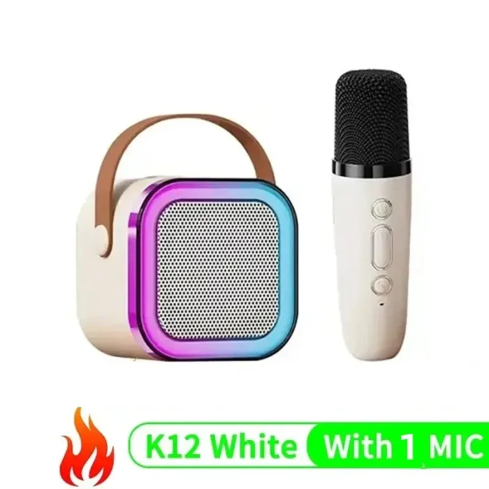 K12 Bluetooth Karaoke Machine – Portable 5W Speaker with Wireless Microphone & RGB Light - Image 8