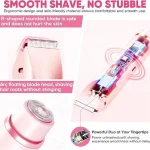 1SET  Electric Body Shaver Complete Kit,Cordless Waterproof Hair Removal Trimmer Set,Gentle Hypoallergenic Blades - Image 3