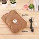 Winter Hand Warmers Electric Heat Water Bottle Hot-water Heater Bag Rechargeable Cute Dot Pattern Explosion-proof Heating Pad - Image 4