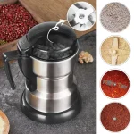 High Power Electric Coffee Grinder Kitchen Cereal Nuts Beans Spices Grains Grinder Machine Multifunctional Home Coffee Grinder - Image 2