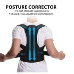 Back Brace Posture Corrector for Women & Men, Adjustable Back Lumbar Support Belt Shoulder Posture Support for Improve Scoliosis - Image 2